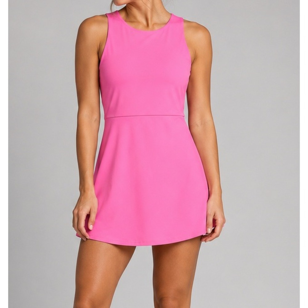 YPB Abercrombie Fitch sculptLUX Skort Dress Womens XXL Pink Mini Activewear